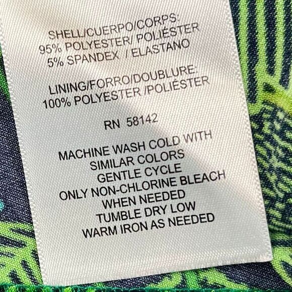 London Times Sleeveless Leaf Tropical Dress 10 - Picture 10 of 10